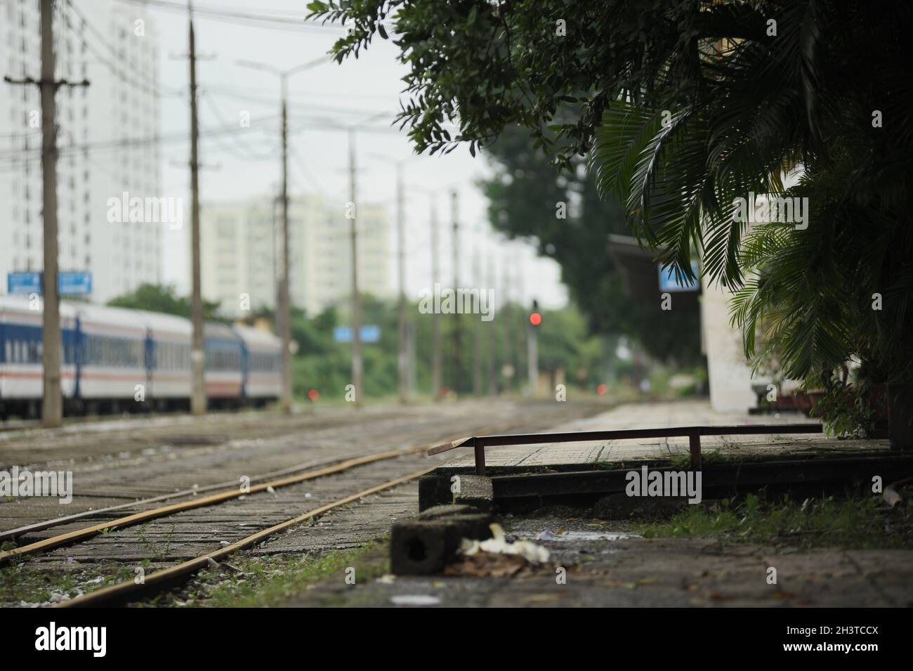 Ancienne gare ferroviaire Banque D'Images