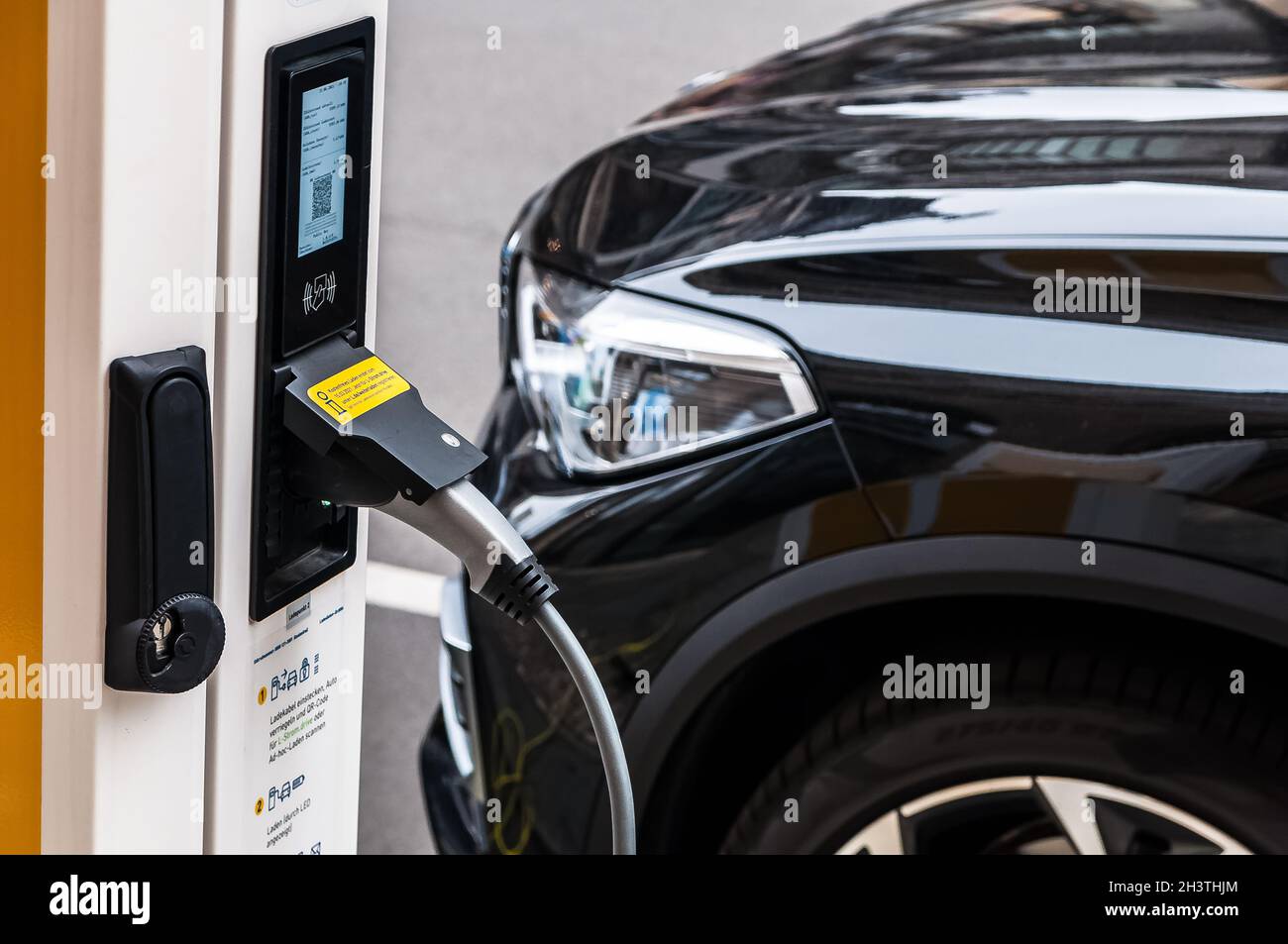 Voiture électrique Banque D'Images