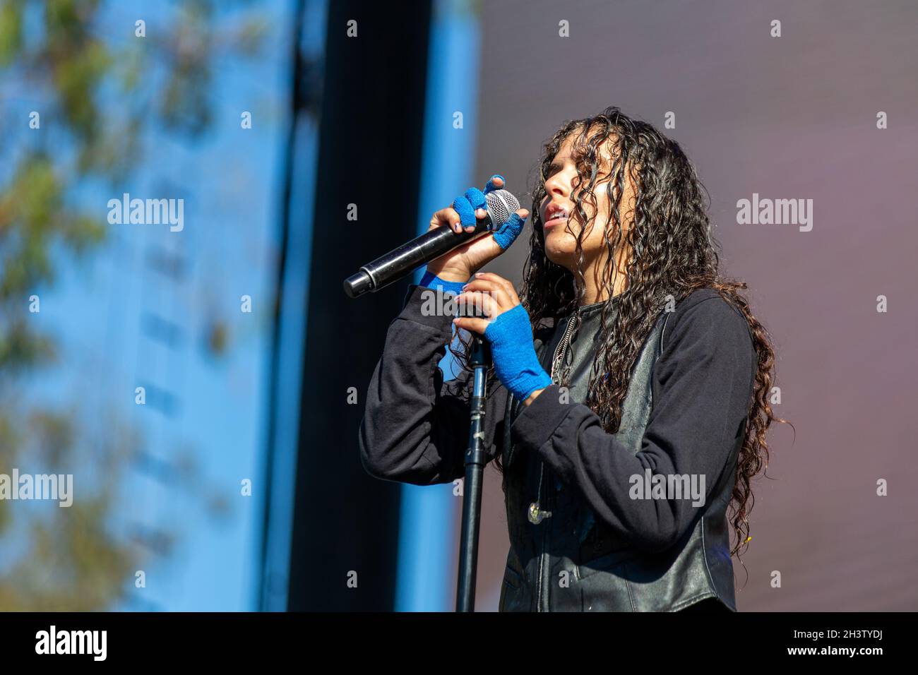070 Shake (Danielle Balbuena) pendant le Festival de musique Outside Lands  le 29 octobre 2021, à San Francisco, Californie (photo de Daniel  DeSlover/Sipa USA Photo Stock - Alamy