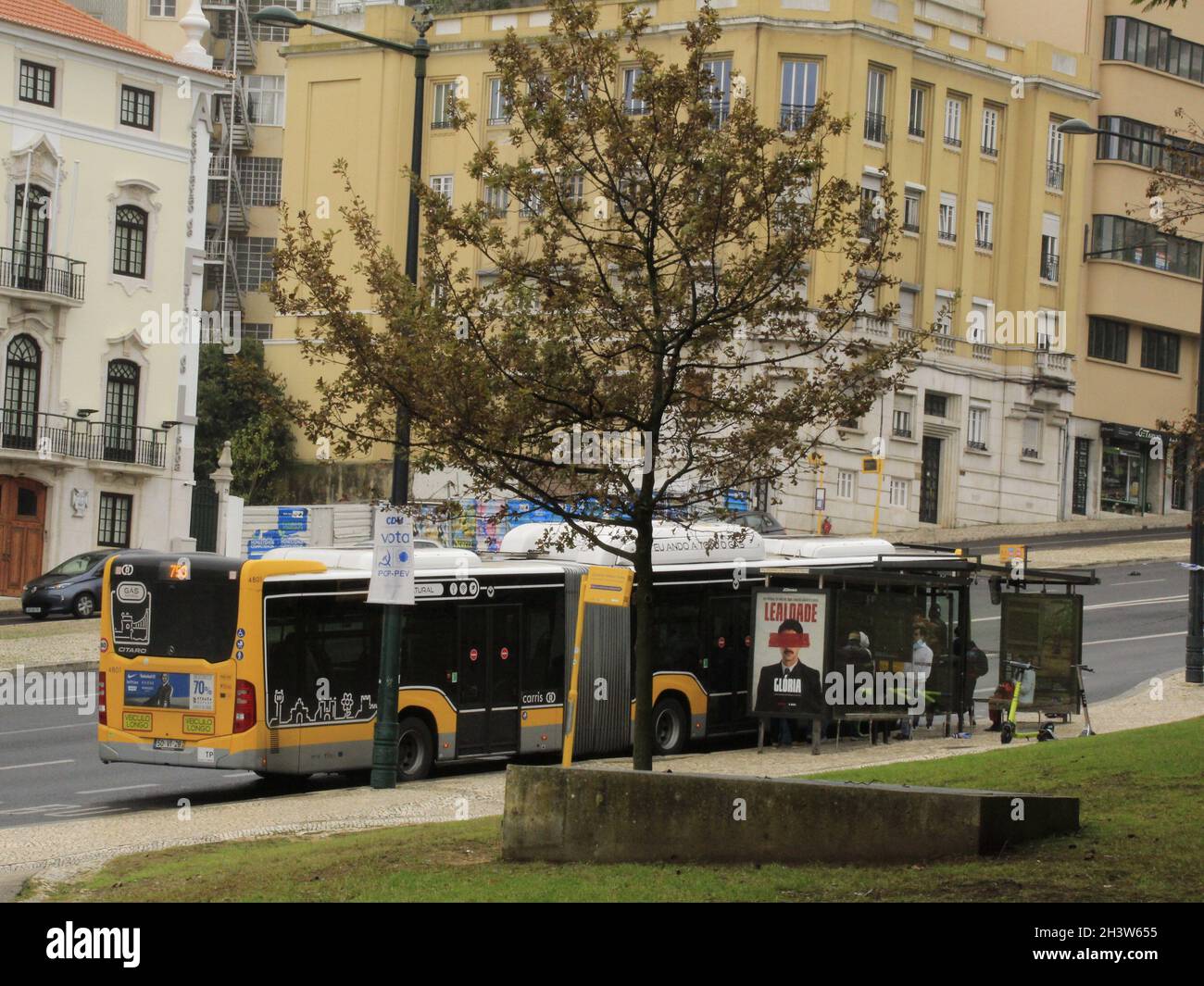 Lisbonne, Portugal.30 octobre 2021.(INT) renforcement de bus pour la ...