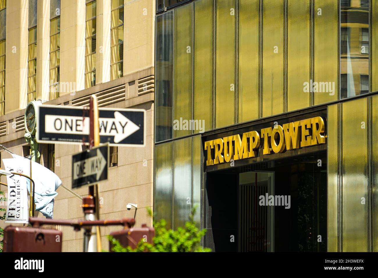 De l'image de la Trump Tower (Manhattan) Banque D'Images