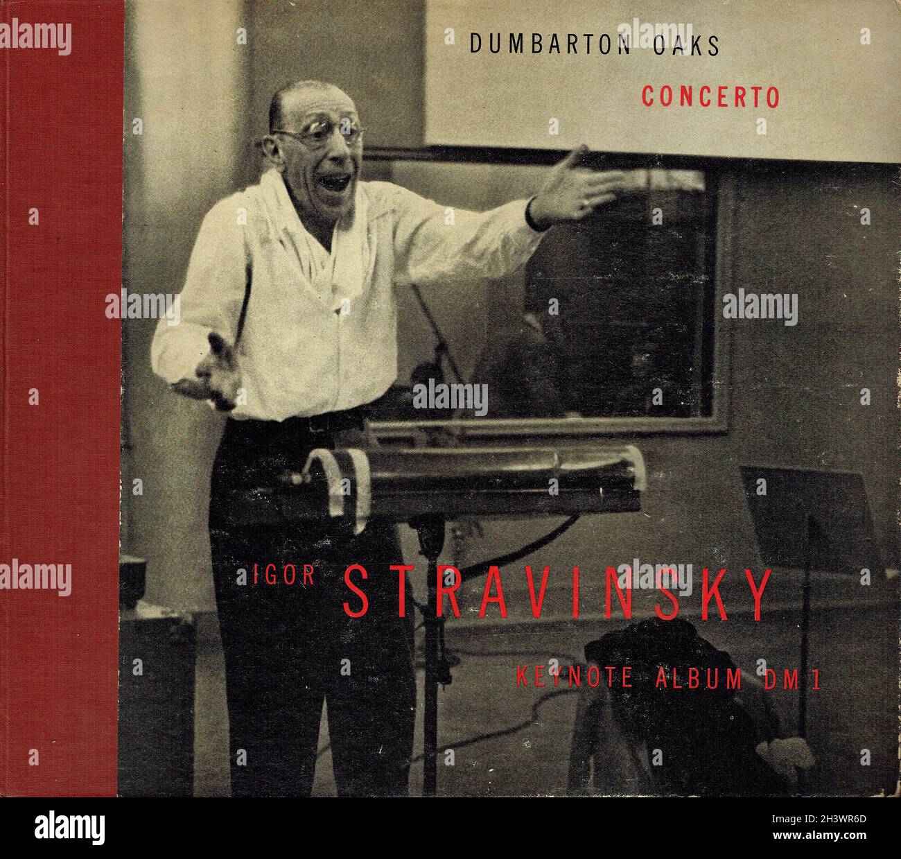 Stravinsky Dumbarton Oaks Concerto - Stravinsky Keynote 78s 1 - Classique musique Vintage Vinyl Record Banque D'Images