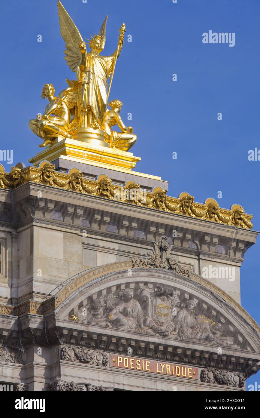 France, Paris, Opéra Garnier, Banque D'Images