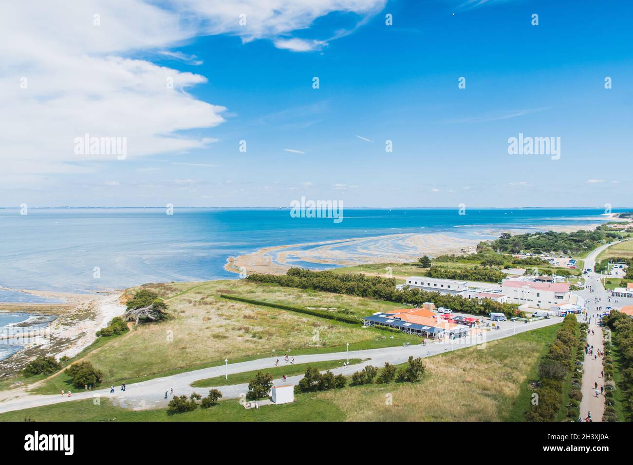 Pointe de Chassiron sur l'île d'oléron Banque D'Images