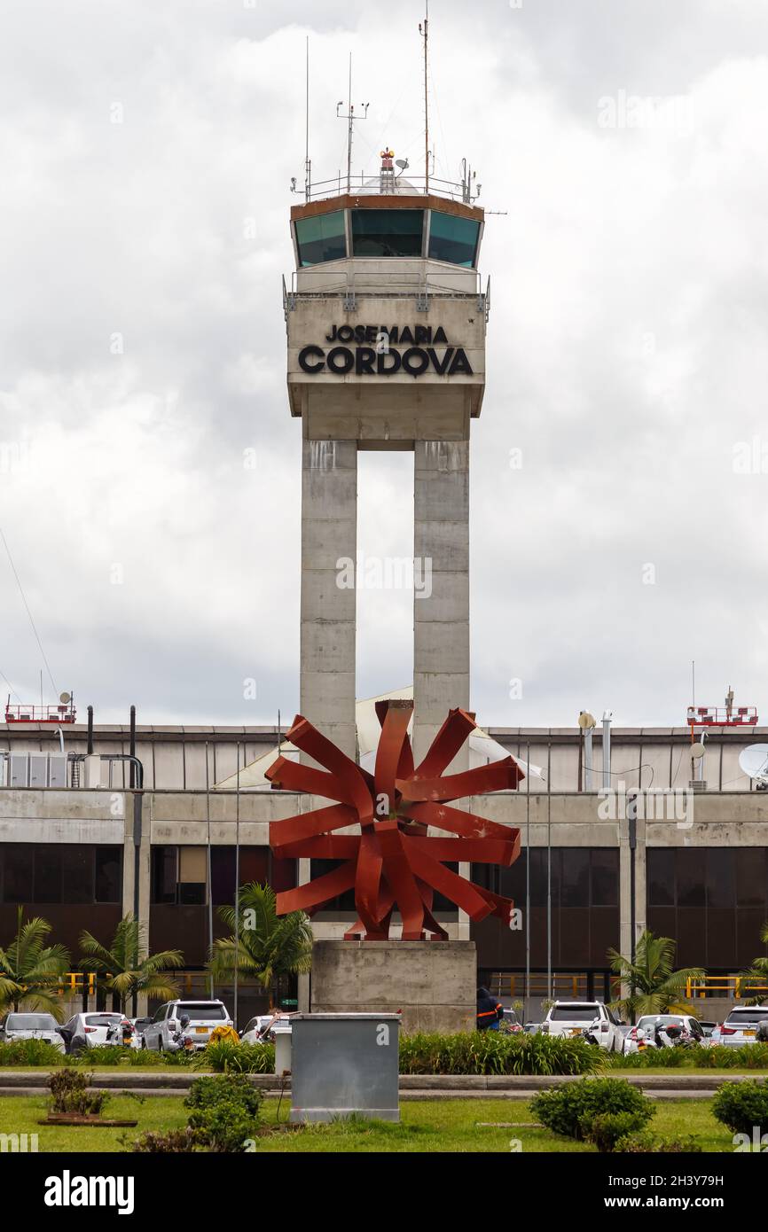 Tower Airport Medellin Rionegra MDE en Colombie Banque D'Images