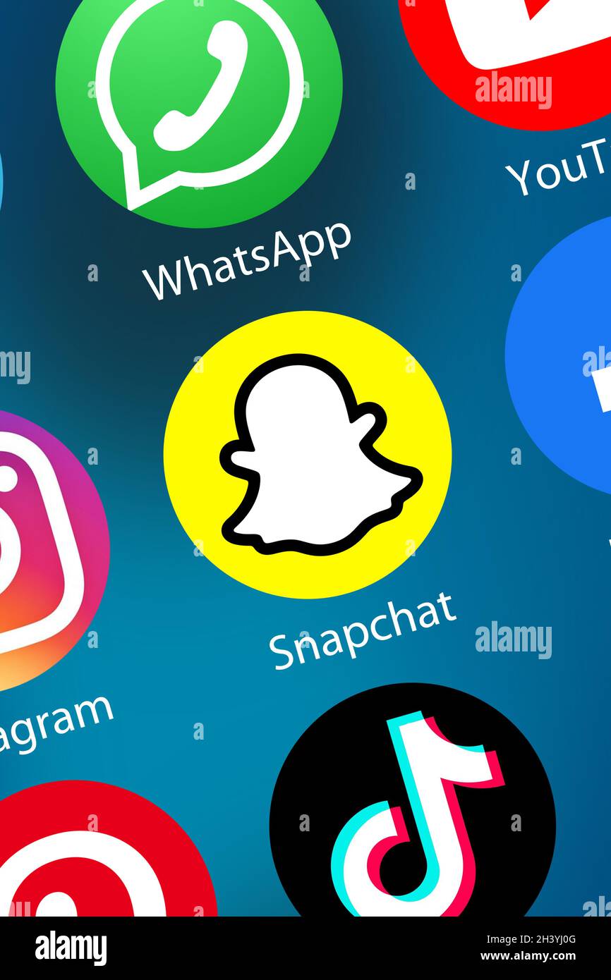 Logo Snapchat Banque D Image Et Photos Alamy