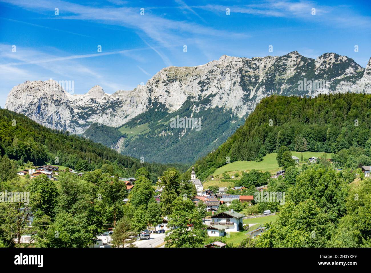 Ramsau à Berchtesgaden, haute-Bavière, Allemagne Banque D'Images