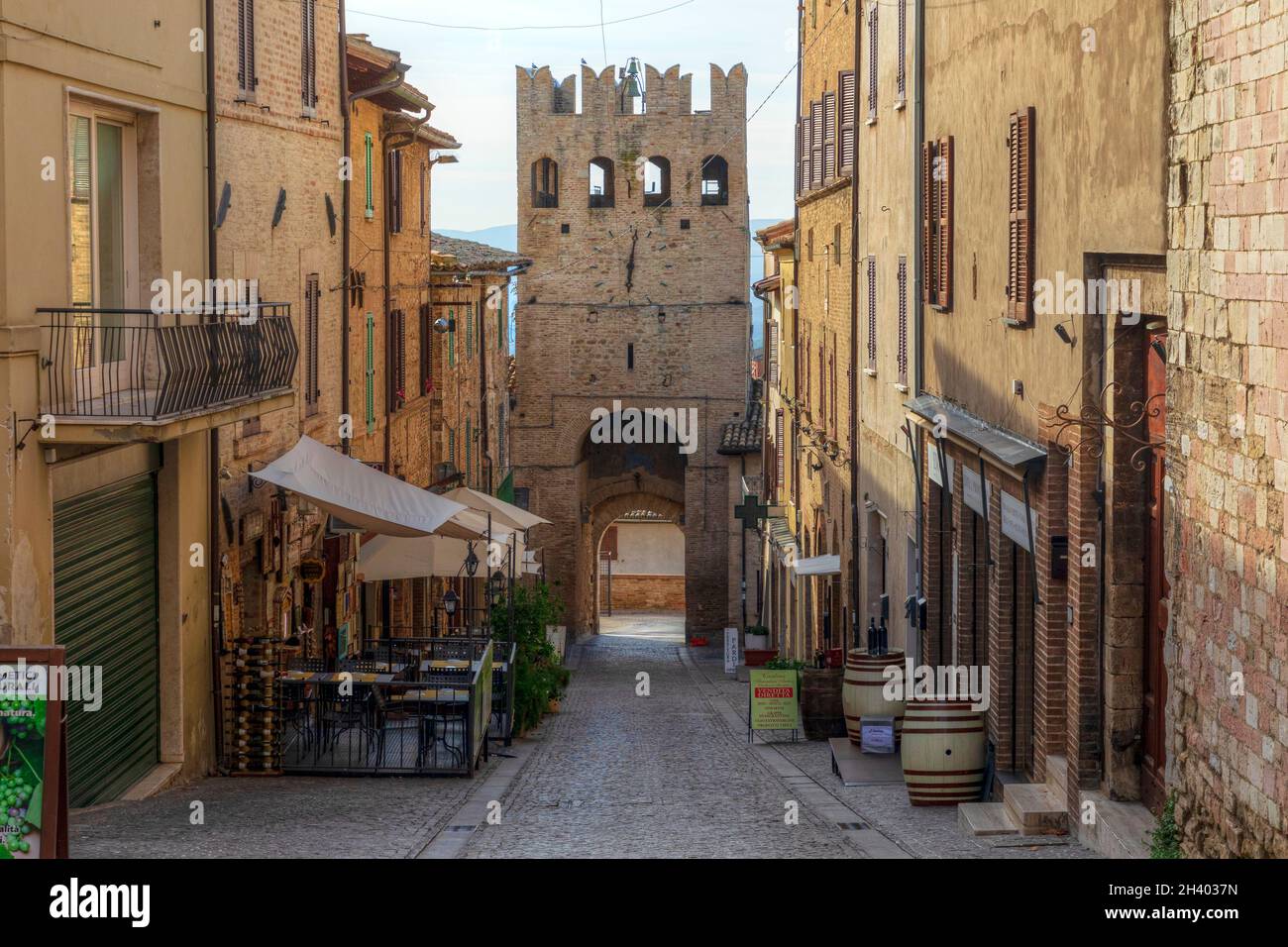 Montefalco, Pérouse, Ombrie, Italie Banque D'Images