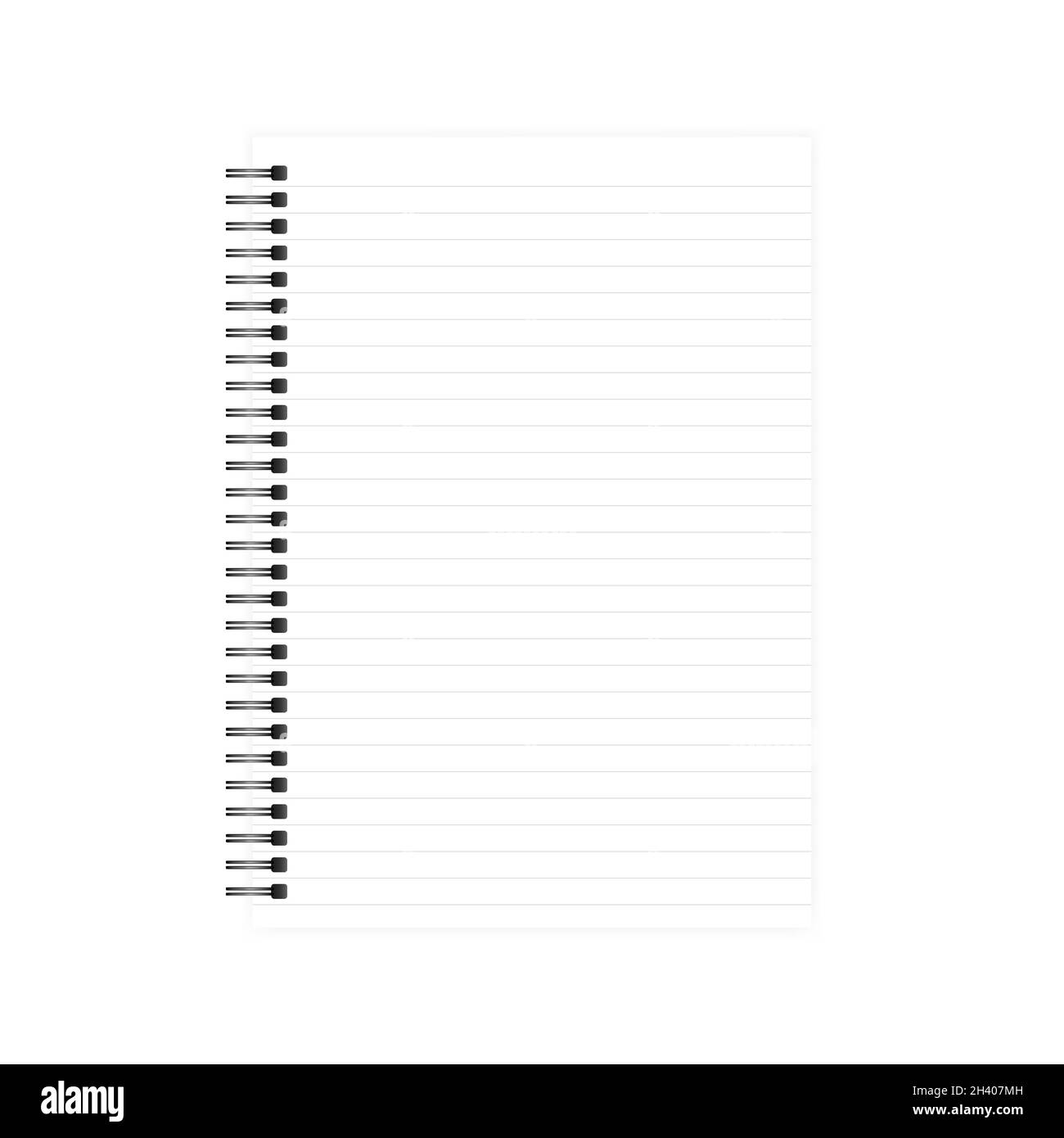 Diary page exercise Banque d'images noir et blanc - Alamy