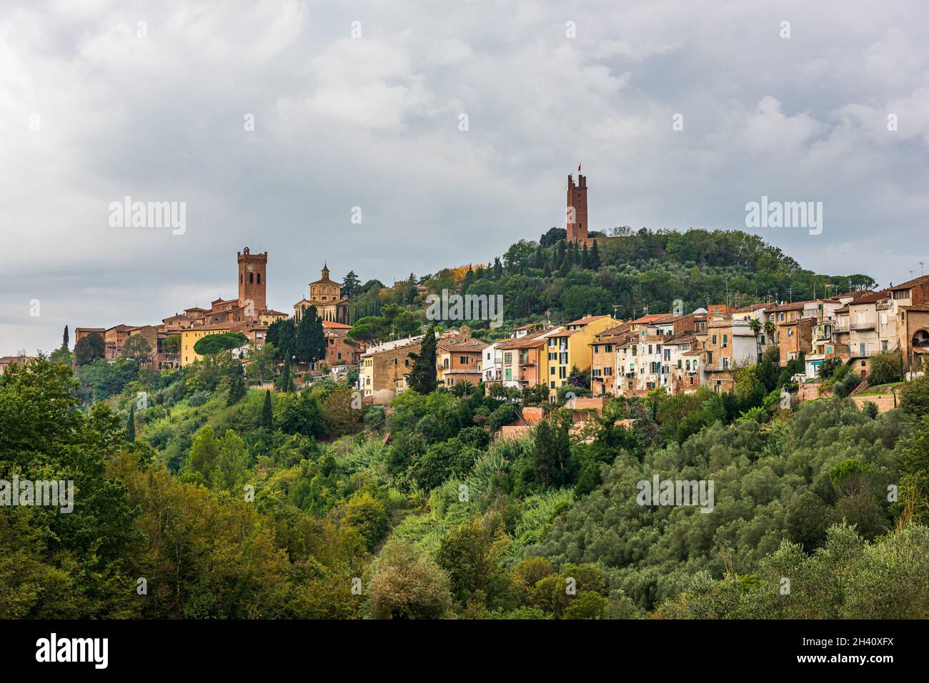 Paysage urbain de San Miniato Banque D'Images