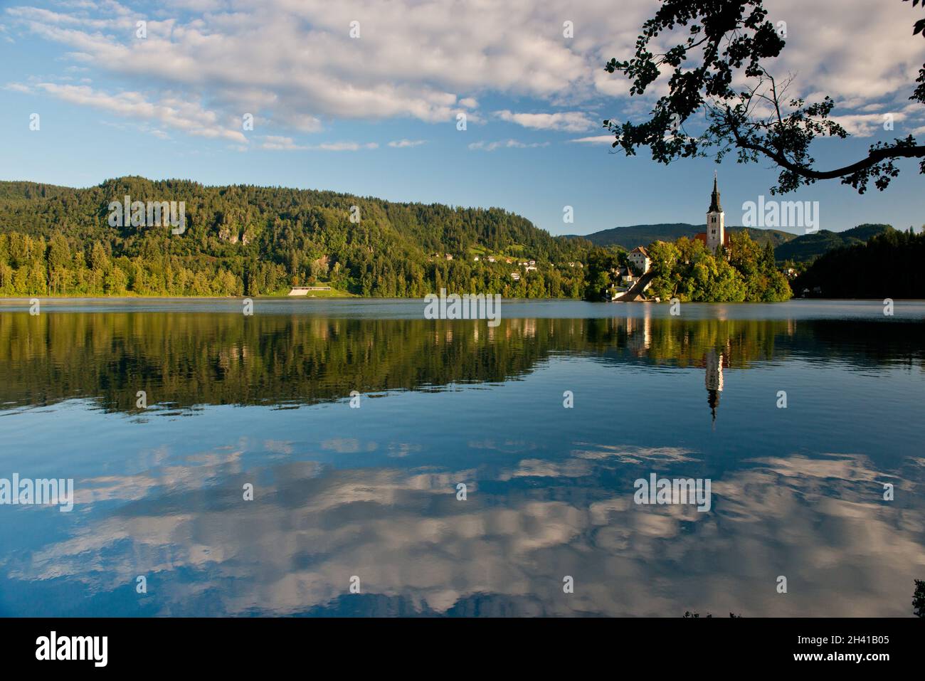 Lac de Bled Banque D'Images