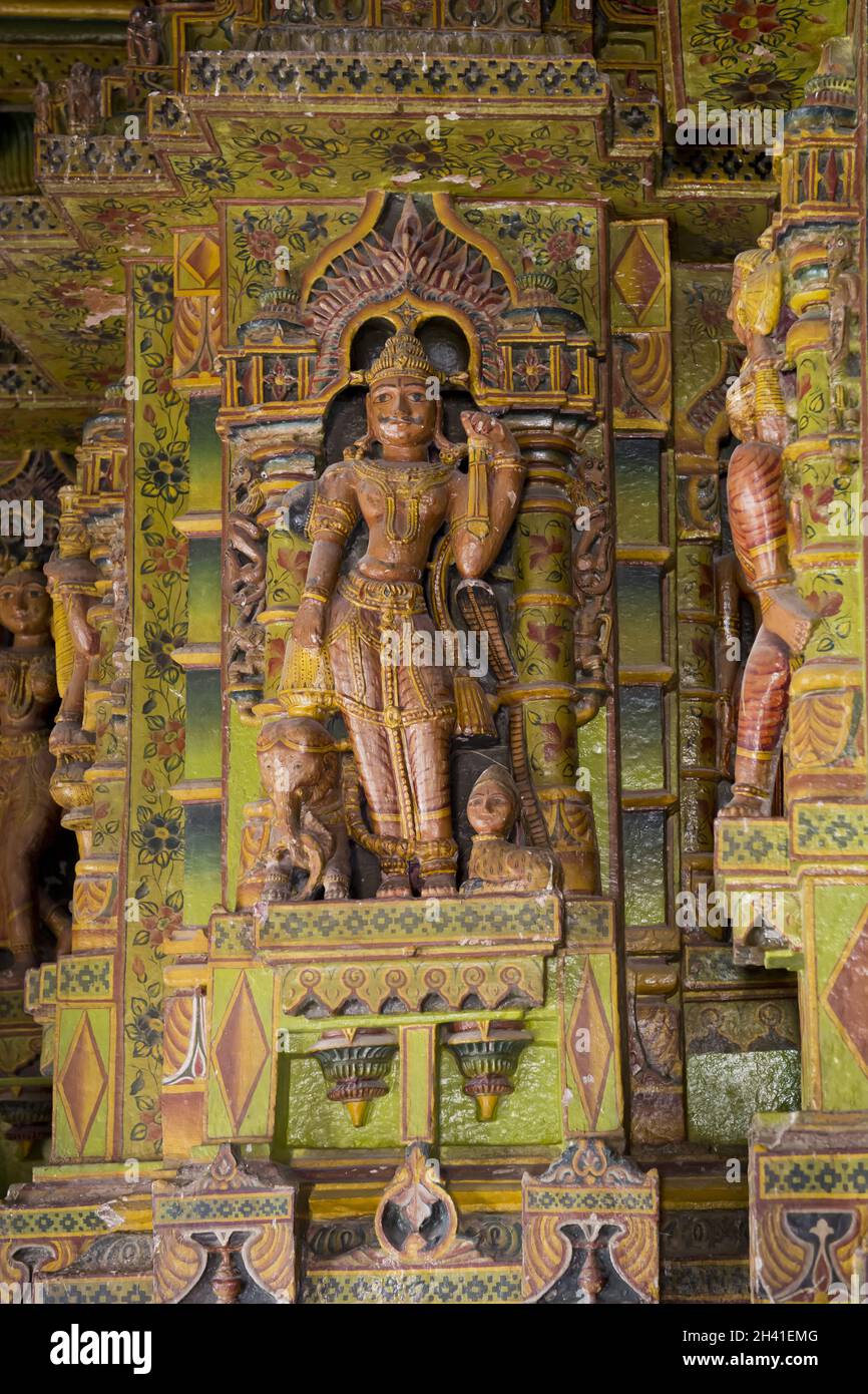 Statue en Bhandasar Jain temple dans Bikaner Banque D'Images