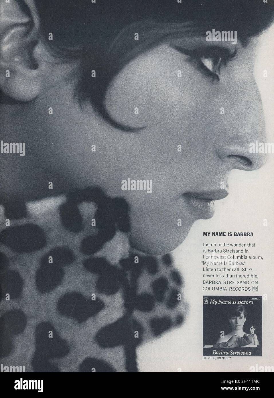 Juin 1965 'Playboy' Magazine publicité, Etats-Unis Banque D'Images