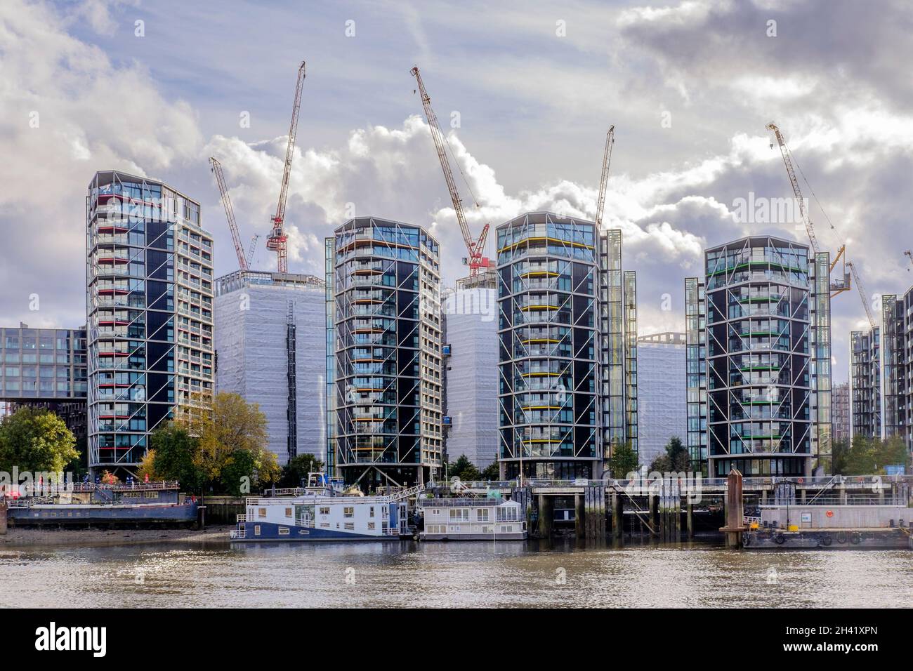 Riverlight Quay, développement résidentiel, Nine Elms, Londres, Royaume-Uni Banque D'Images