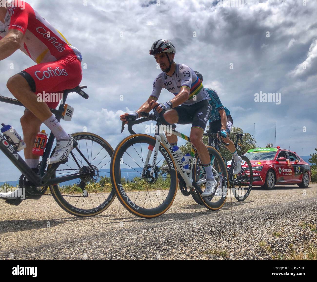 Étape 11 du Tour de France 2021 Banque D'Images
