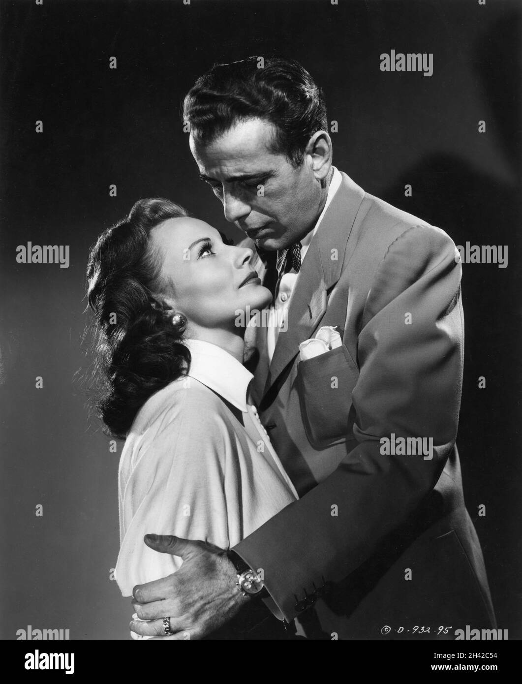 FLORENCE MARLY et HUMPHREY BOGART portrait publicitaire de ROBERT