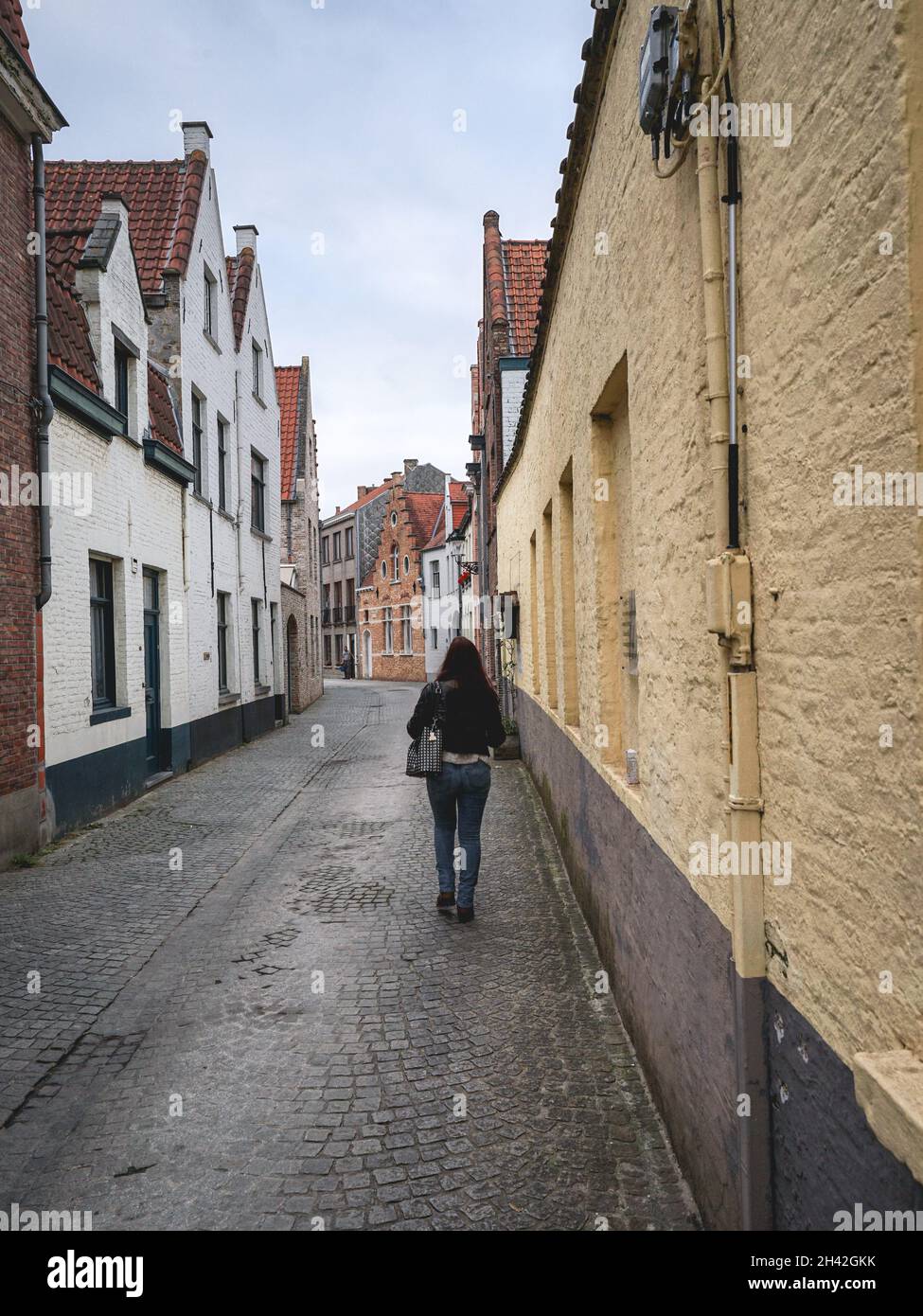 Les vieilles rues de Bruges, Belgique 10 2021 oct Banque D'Images