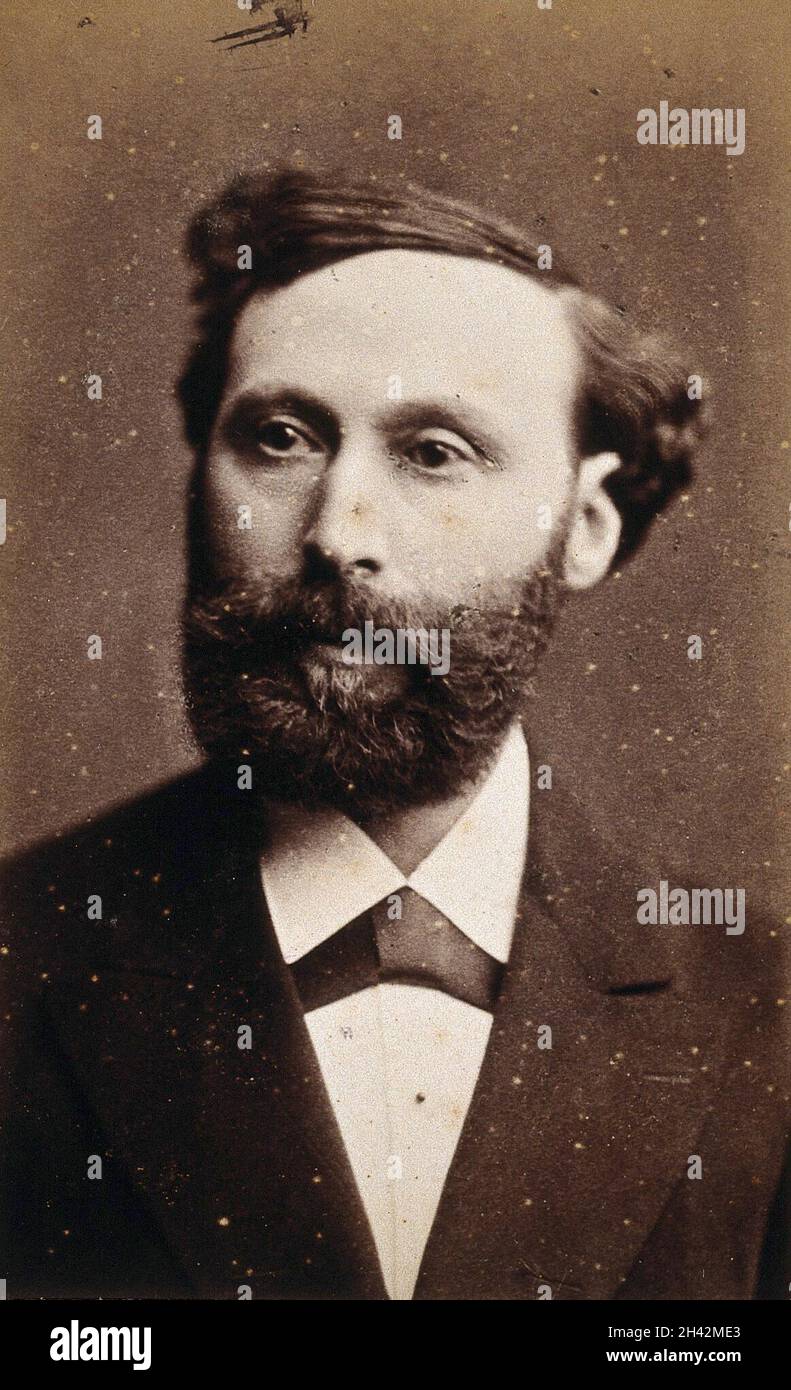 Adam Politzer.Photographie de Krziwanek. Banque D'Images