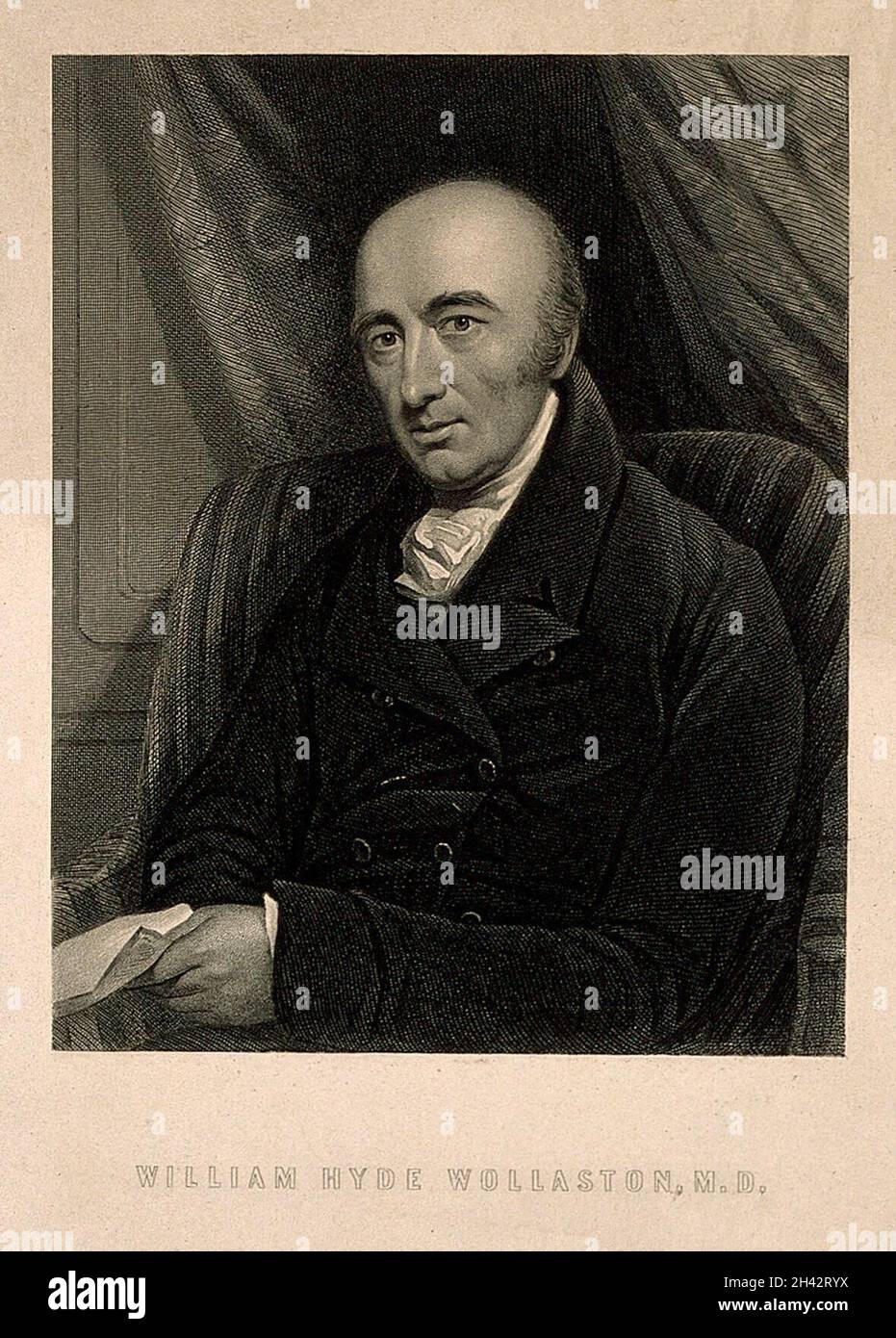 William Hyde Wollaston.Gravure à l'aide de W. Holl [?]Après J. Jackson. Banque D'Images