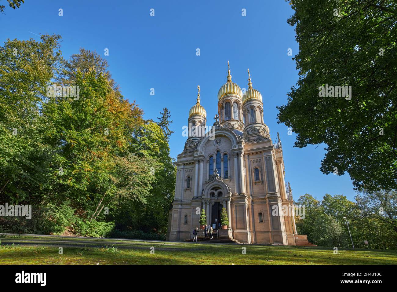 Église orthodoxe Saint Elisabeth à Wiesbaden Banque D'Images