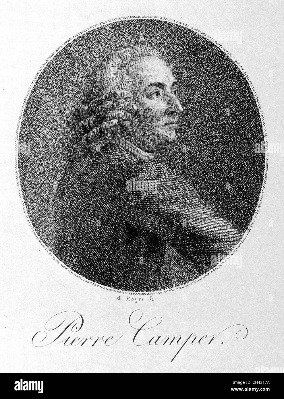 Campeur Petrus.Gravure à l'aide de T. Kirk d'après R. Vinkeles. Banque D'Images