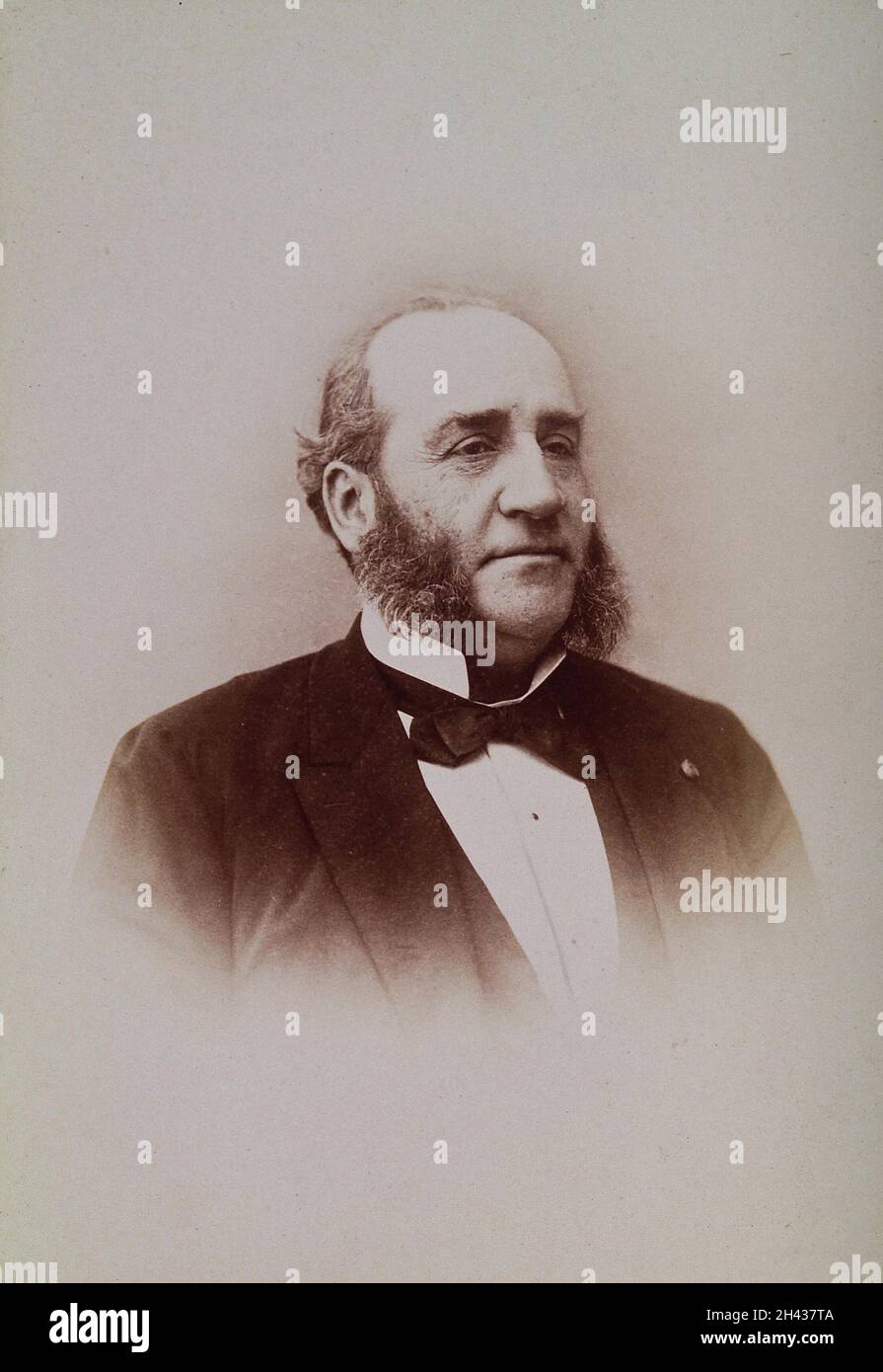 Jules Emile Péan.Photographie de A. Gerschel. Banque D'Images