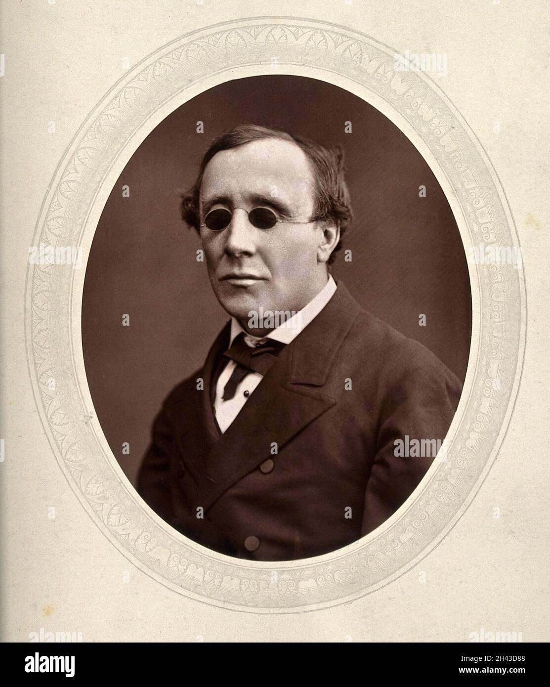 Henry Fawcett.Photo par Lock & Whitfield. Banque D'Images