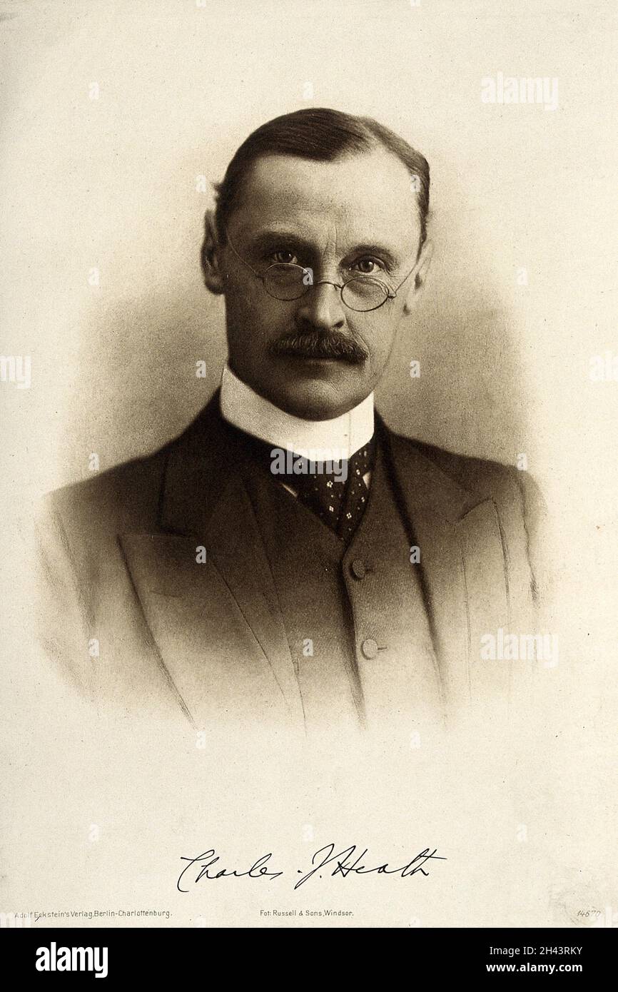 Charles Joseph Heath.Photo après Russell & Sons. Banque D'Images