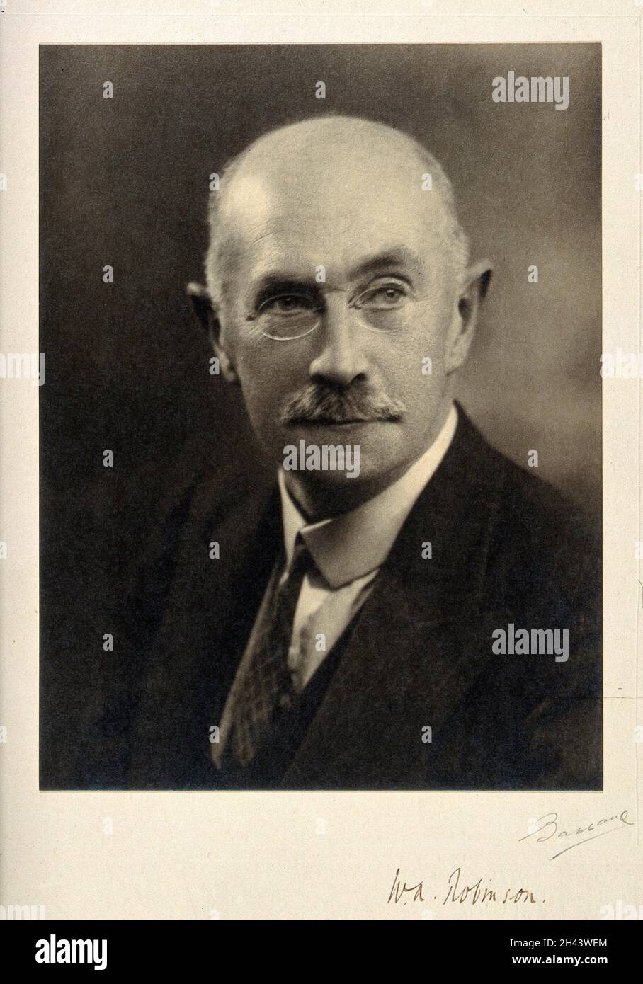 Sir (William) Arthur Robinson.Photographie de Bassano Ltd Banque D'Images