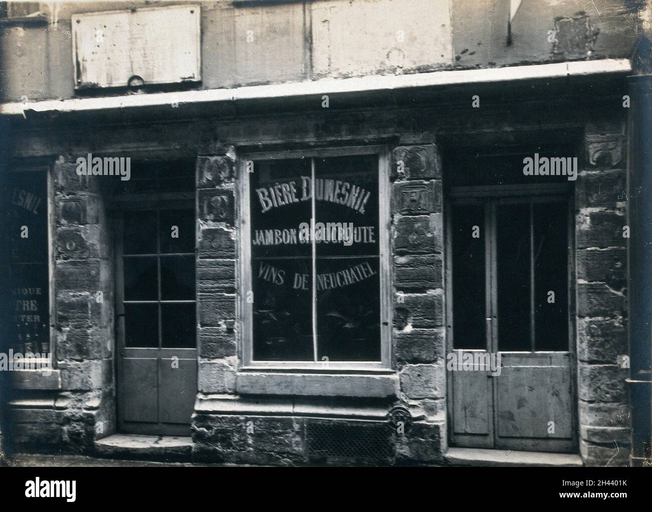 Un bâtiment à Paris, autrefois la maison de Nicolas Flamel, le célèbre alchimiste du XIVe siècle.Photographie. Banque D'Images