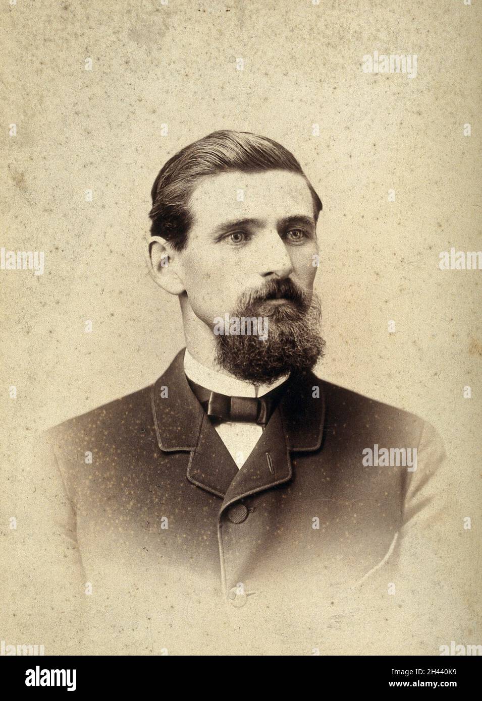 Le Rév. George Theodore Wellcome.Photographie d'Eldridge, Mankato. Banque D'Images
