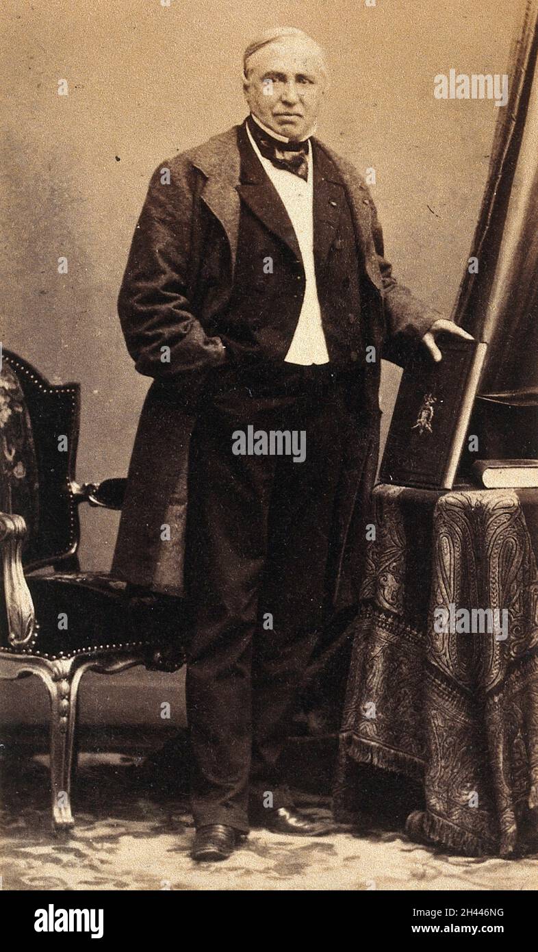 Auguste Nélaton.Photographie. Banque D'Images