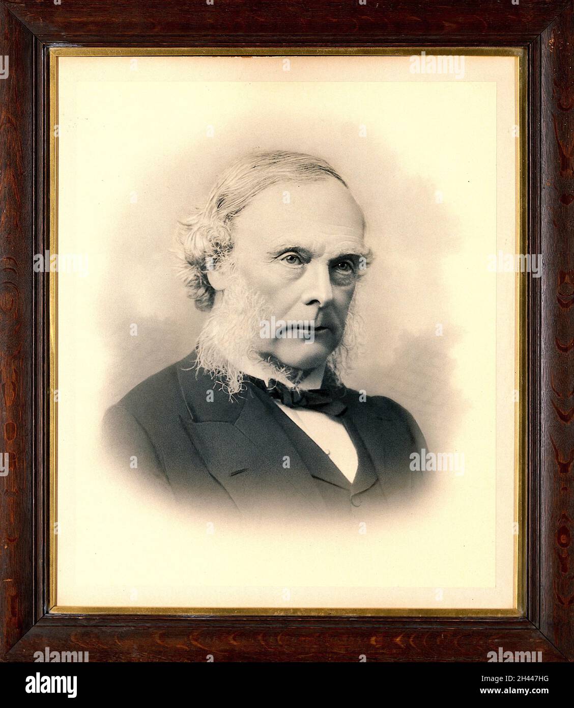 Joseph Lister, 1er baron Lister.Photographie. Banque D'Images