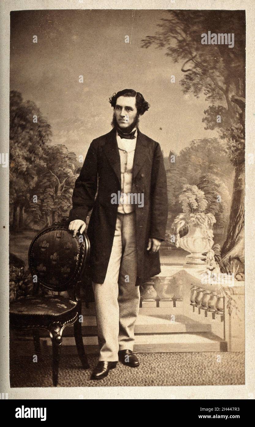 Henry Power.Photographie de la London Stereoscopic & Photographic Company Ltd Banque D'Images