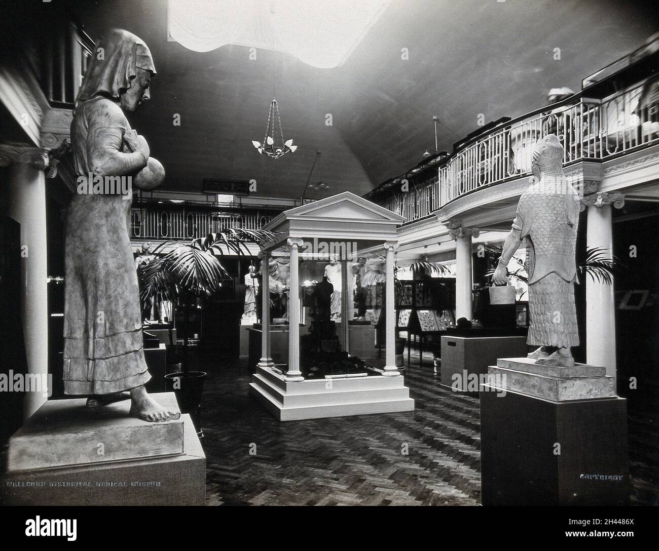 Wellcome Historical Medical Museum, Wigmore Street, Londres : le palais de la statuaire.Photographie. Banque D'Images