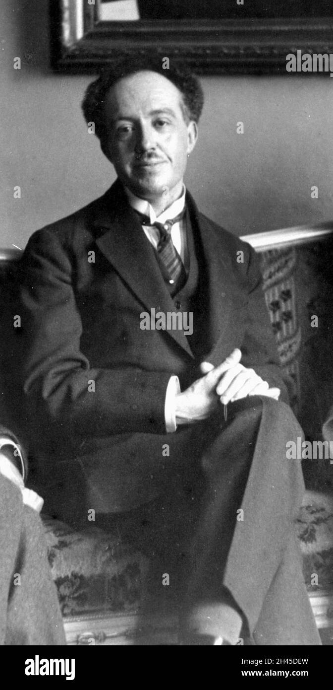 Le célèbre physicien théorique Louis de Broglie, Banque D'Images