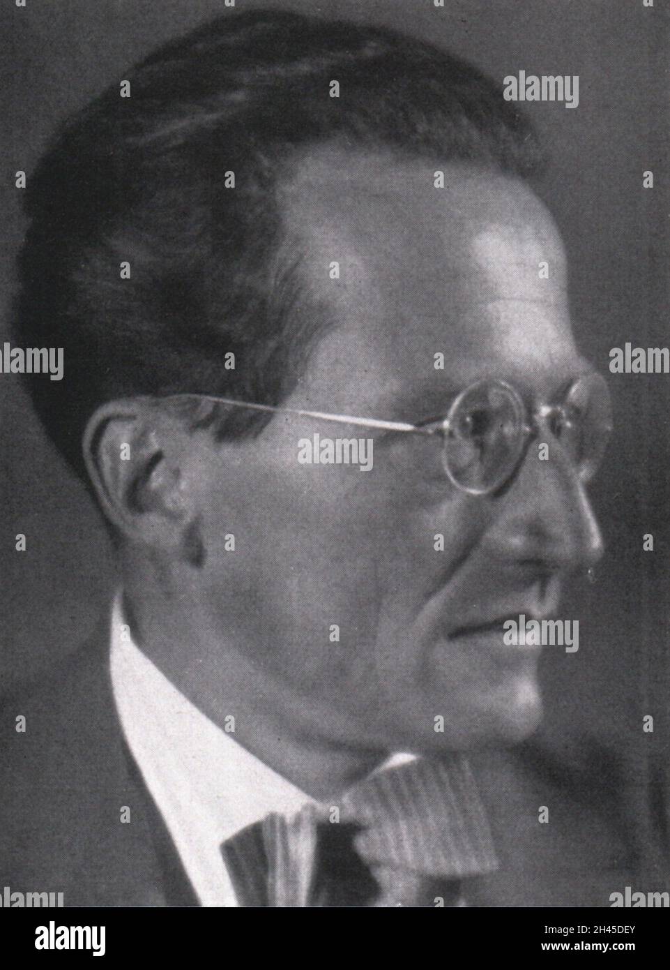 Le célèbre physicien théorique Erwin Schrödinger Banque D'Images