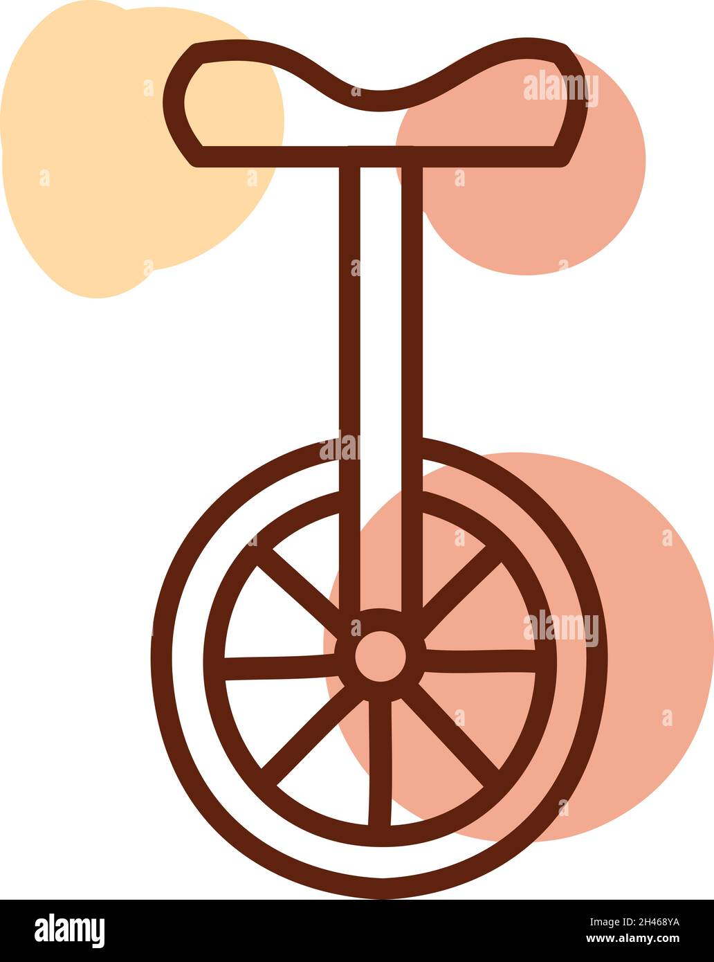 Circus bike Banque d'images vectorielles - Alamy