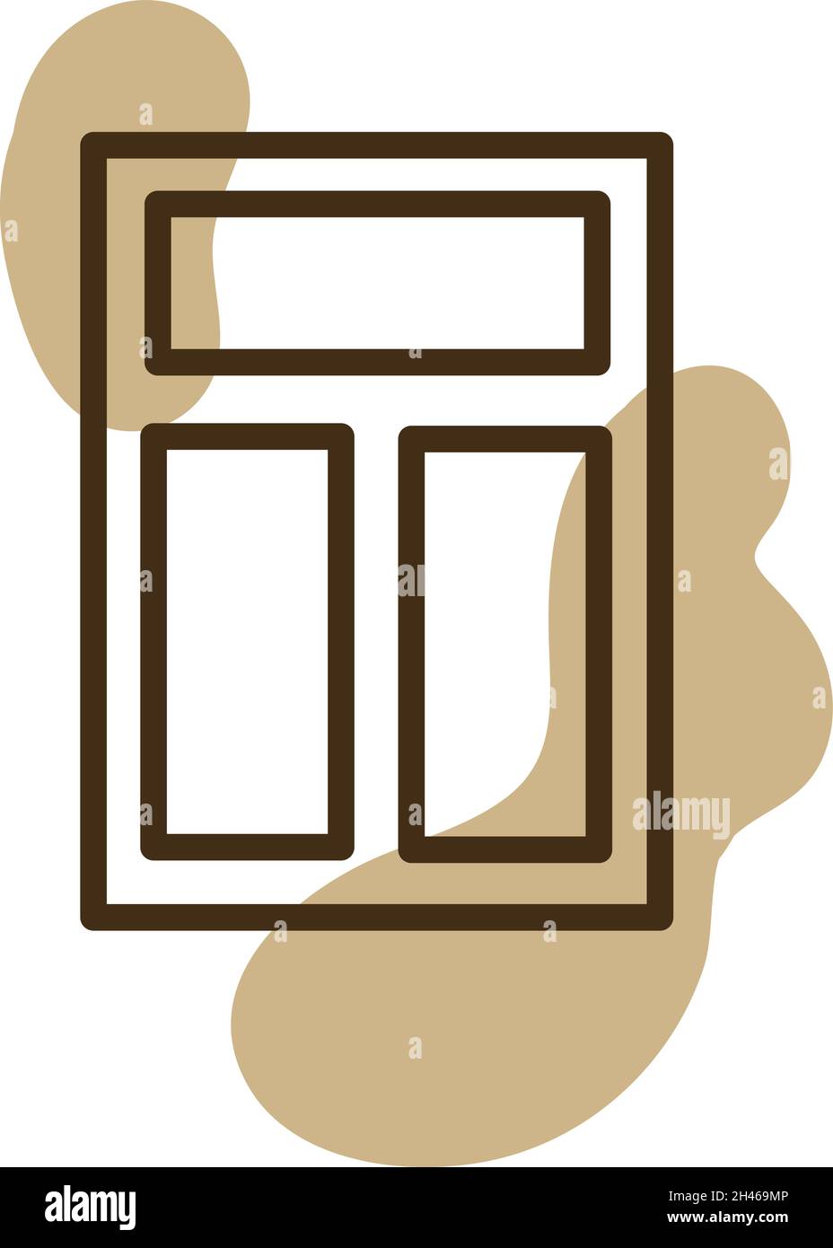 Réparation de fenêtres, illustration, vecteur, sur fond blanc. Illustration de Vecteur