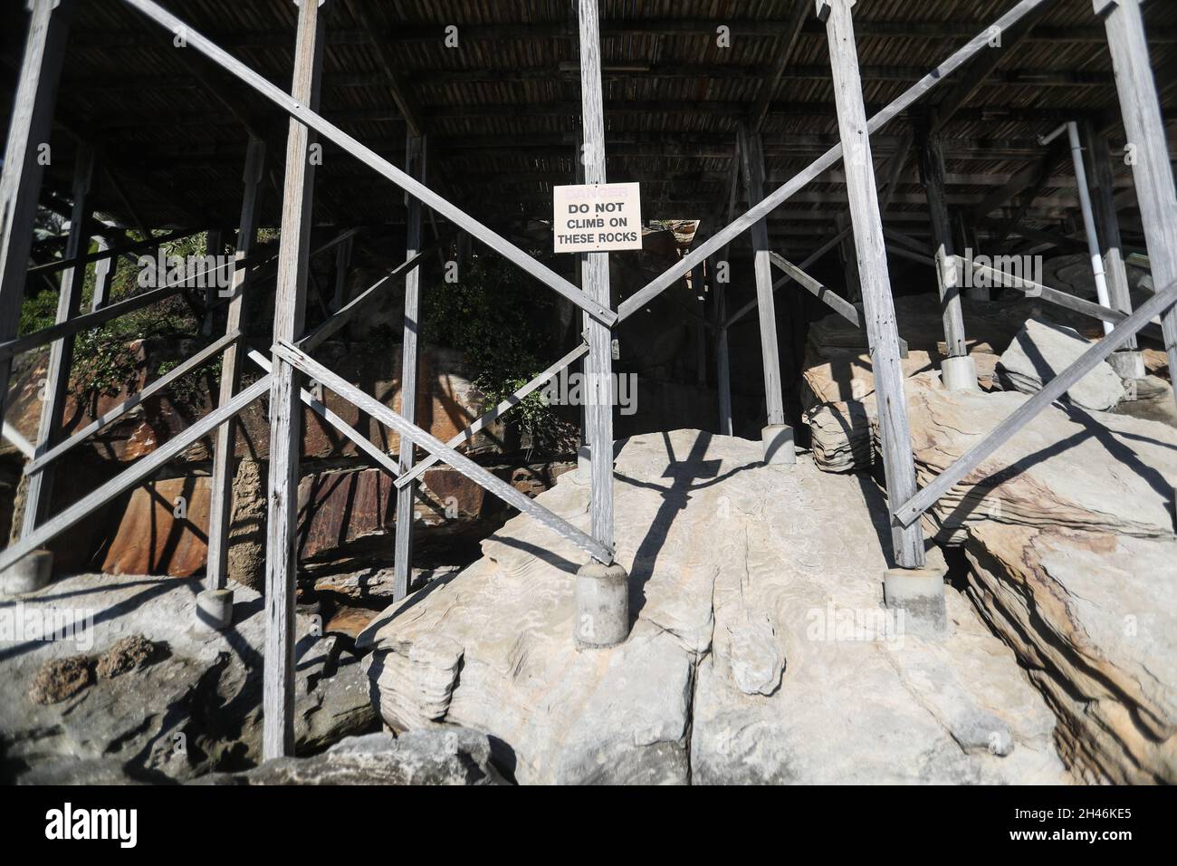 Piscines de Bronte Beach et surf Banque D'Images