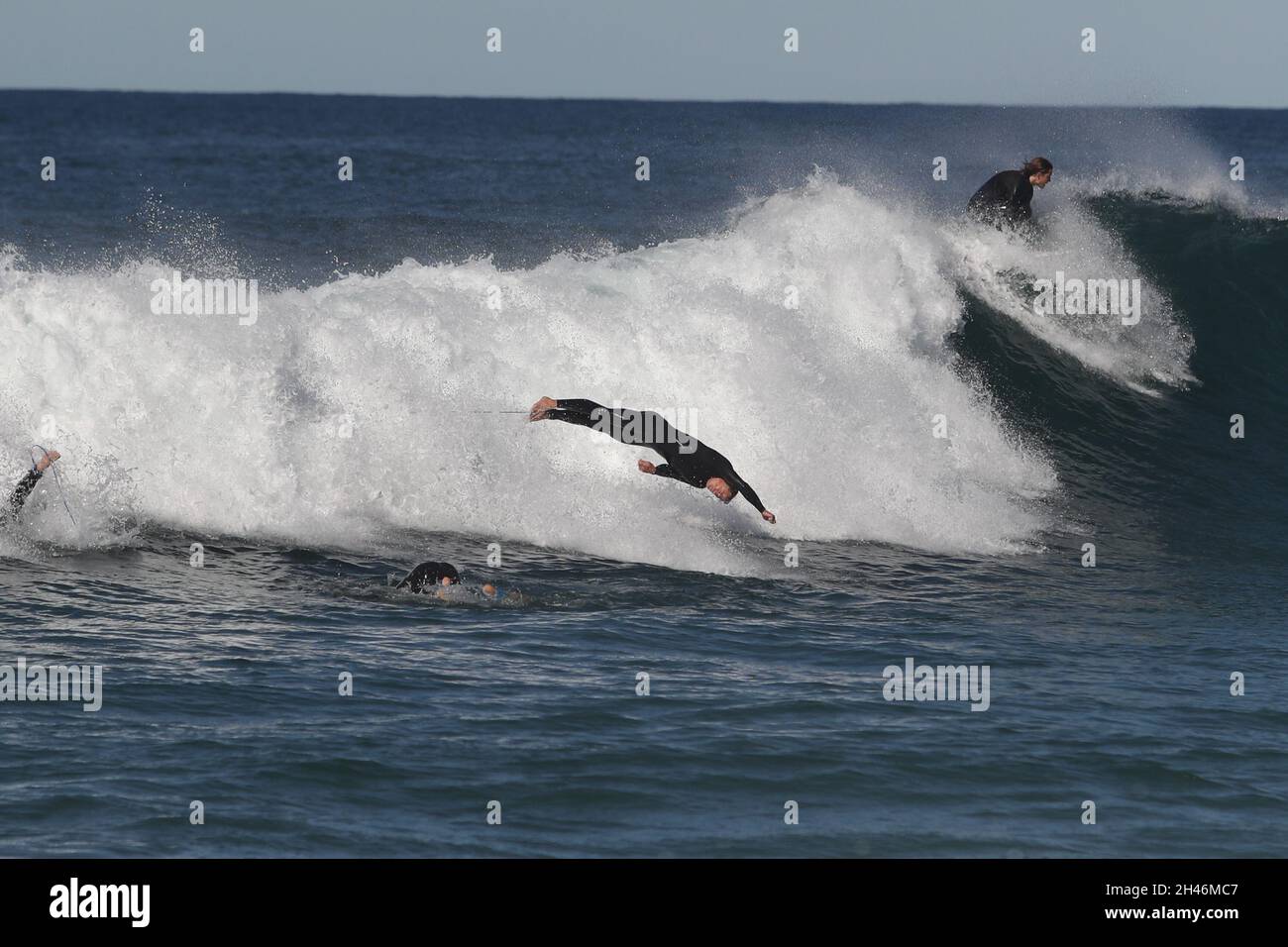 Piscines de Bronte Beach et surf Banque D'Images