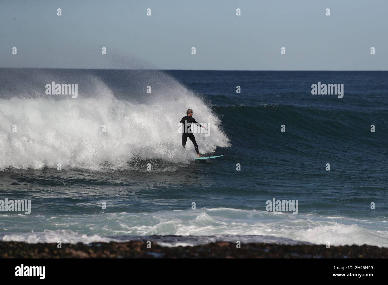 Piscines de Bronte Beach et surf Banque D'Images