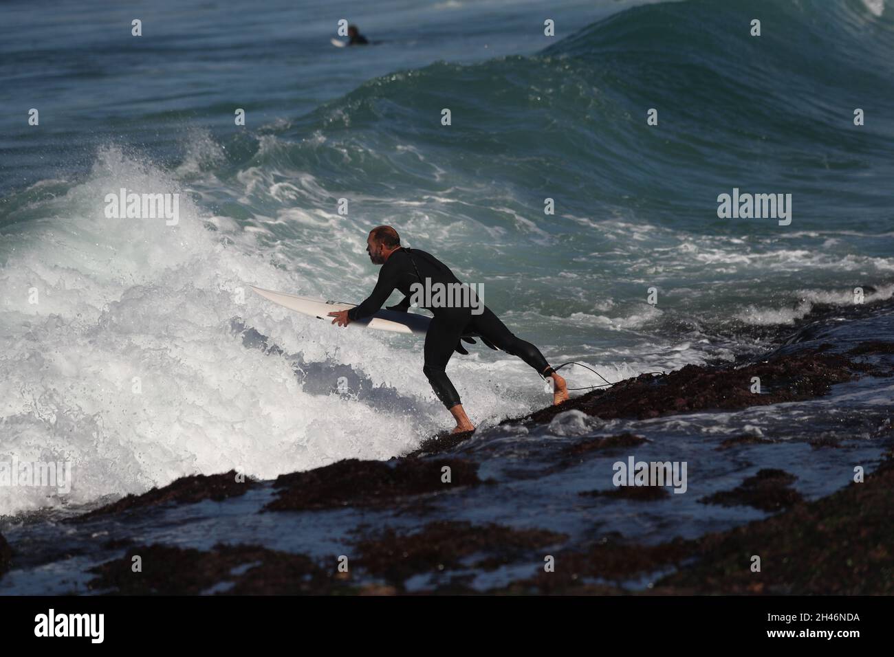 Piscines de Bronte Beach et surf Banque D'Images