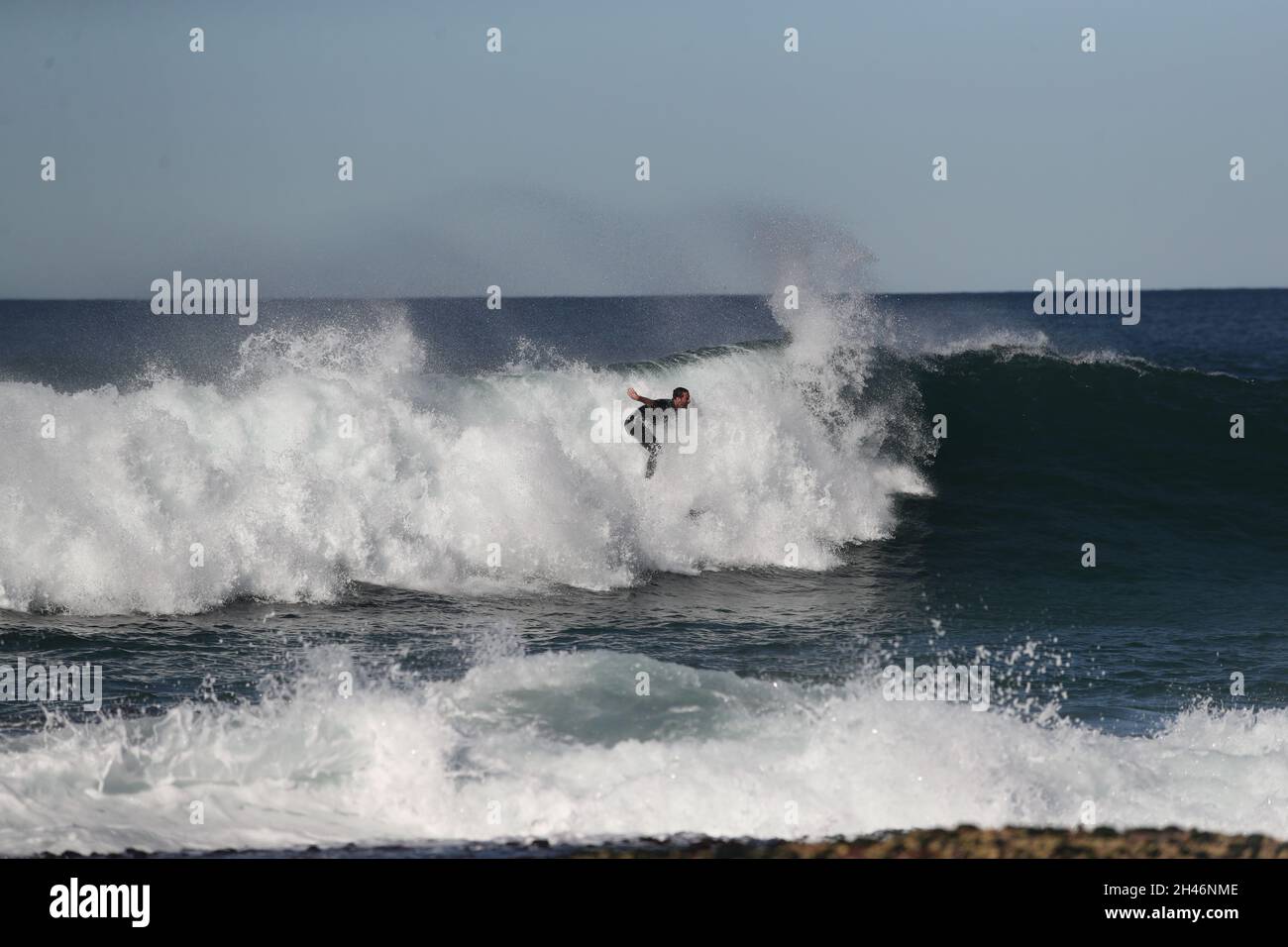 Piscines de Bronte Beach et surf Banque D'Images
