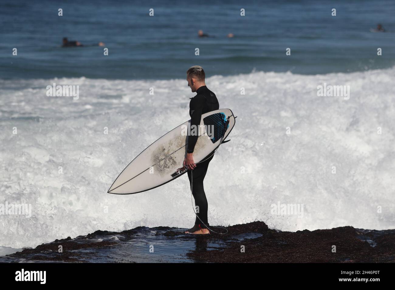 Piscines de Bronte Beach et surf Banque D'Images
