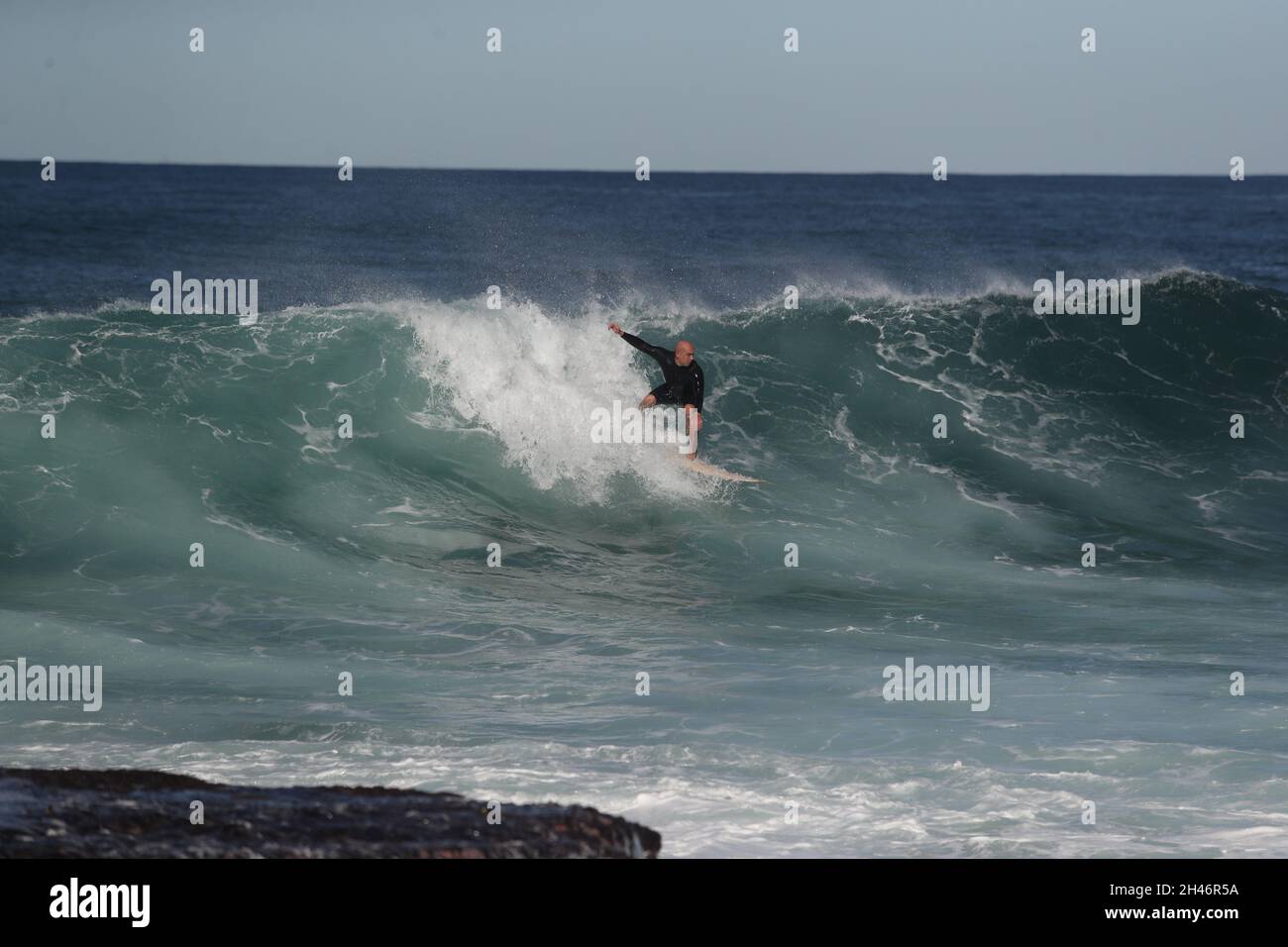 Piscines de Bronte Beach et surf Banque D'Images
