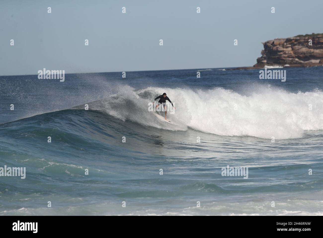 Piscines de Bronte Beach et surf Banque D'Images