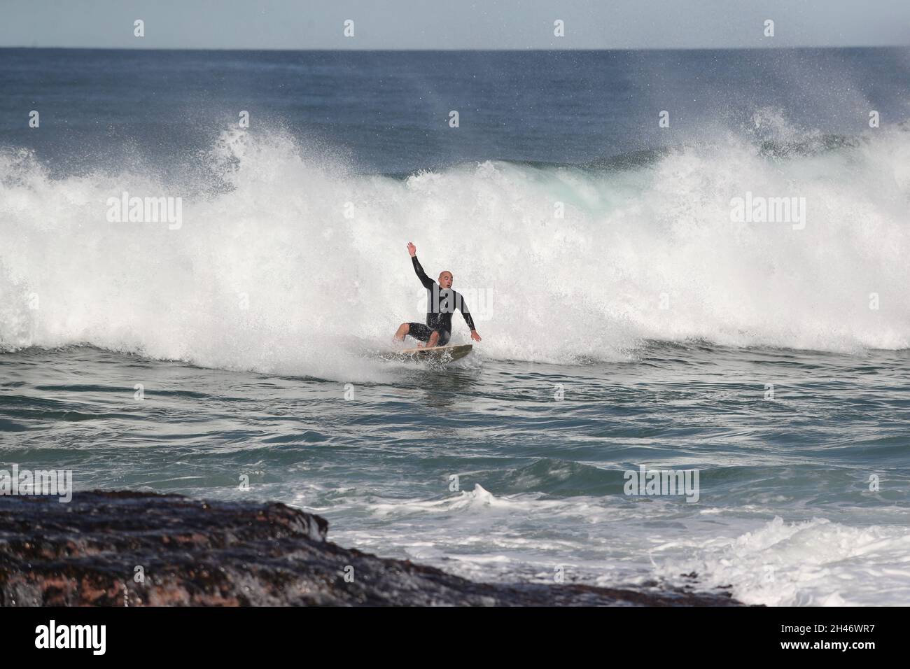 Piscines de Bronte Beach et surf Banque D'Images