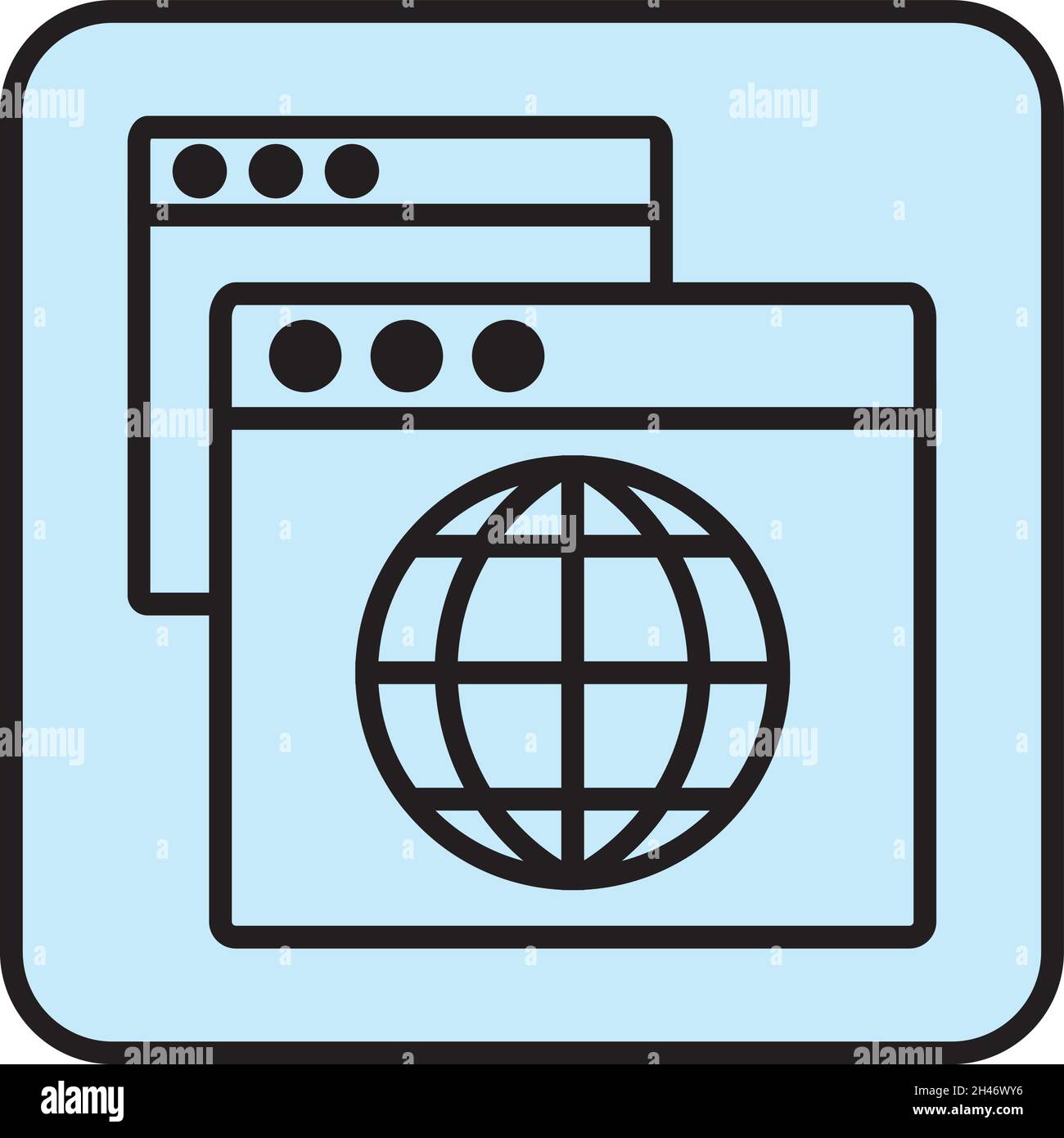 Programmes informatiques, illustration, vecteur, sur fond blanc. Illustration de Vecteur