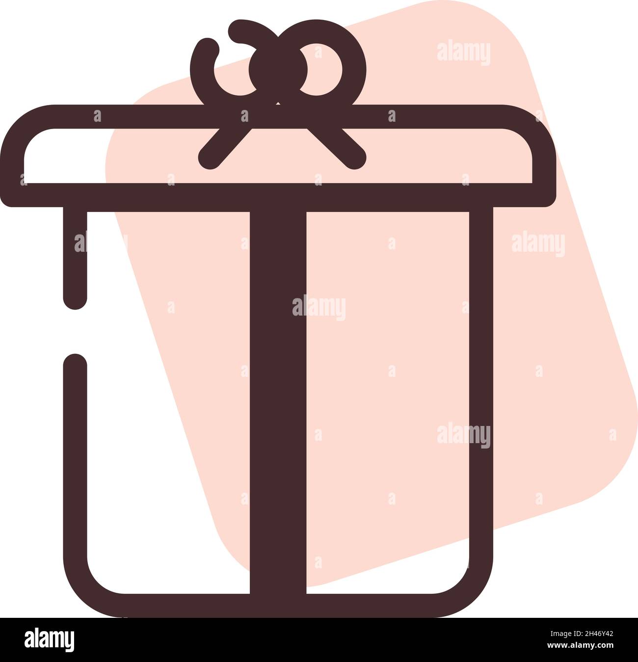 Cadeau en ligne, illustration, vecteur, sur fond blanc. Illustration de Vecteur